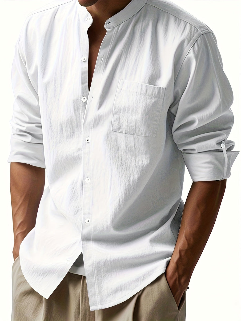 Damiano™ - Camisa masculina elegante de manga larga y diseño moderno