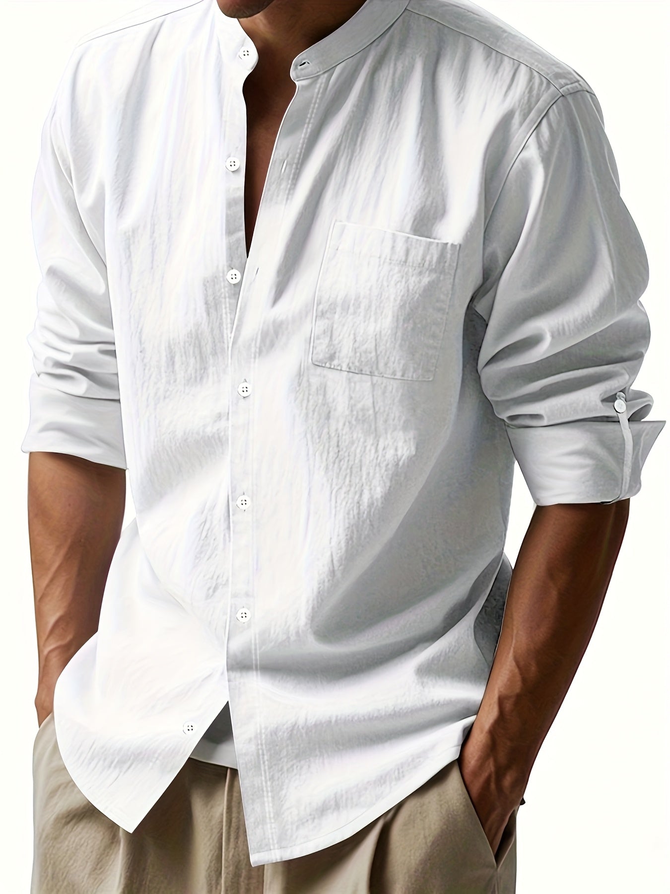Damiano™ - Camisa masculina elegante de manga larga y diseño moderno