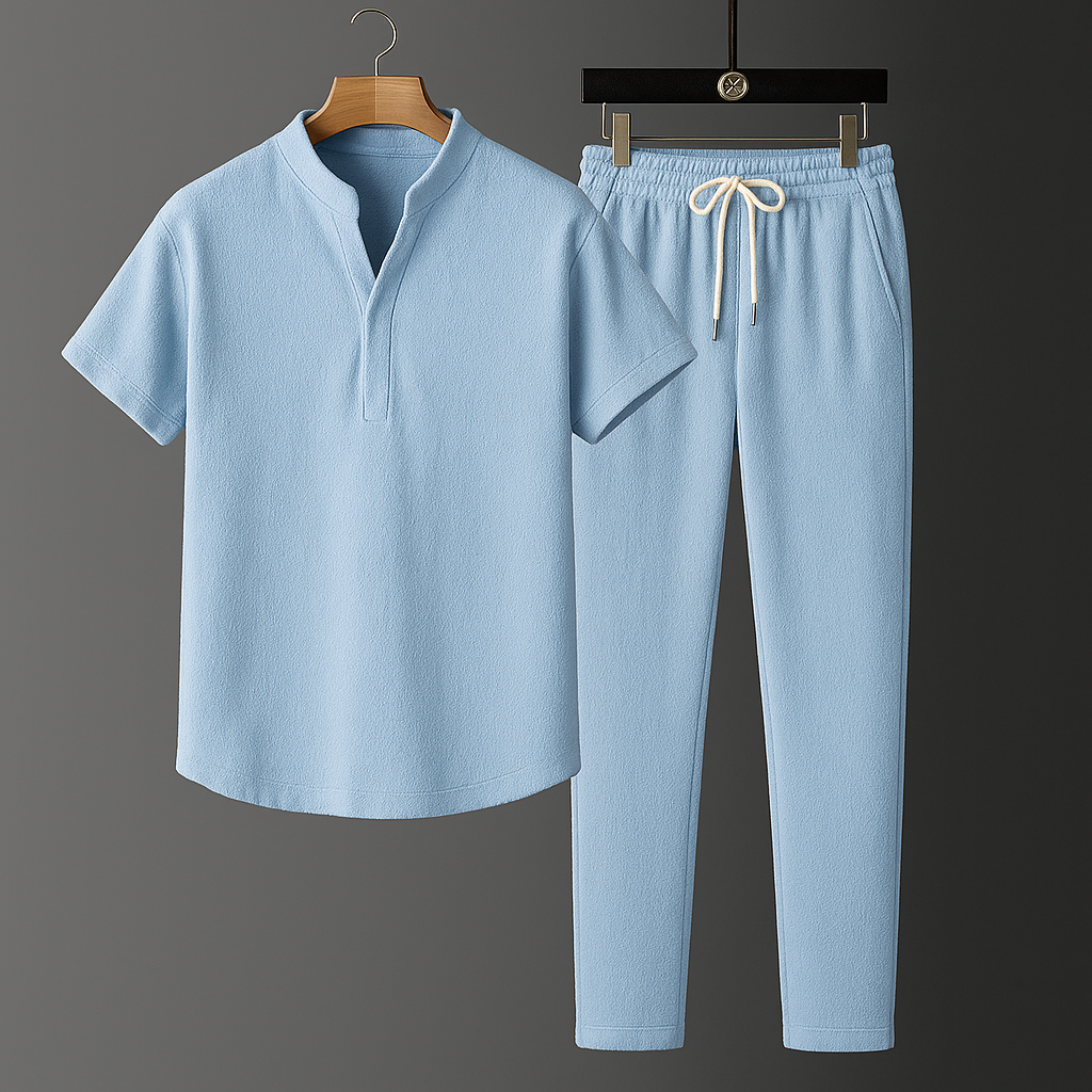 Thiago™ - Set masculino elegante de dos piezas cómodo y moderno