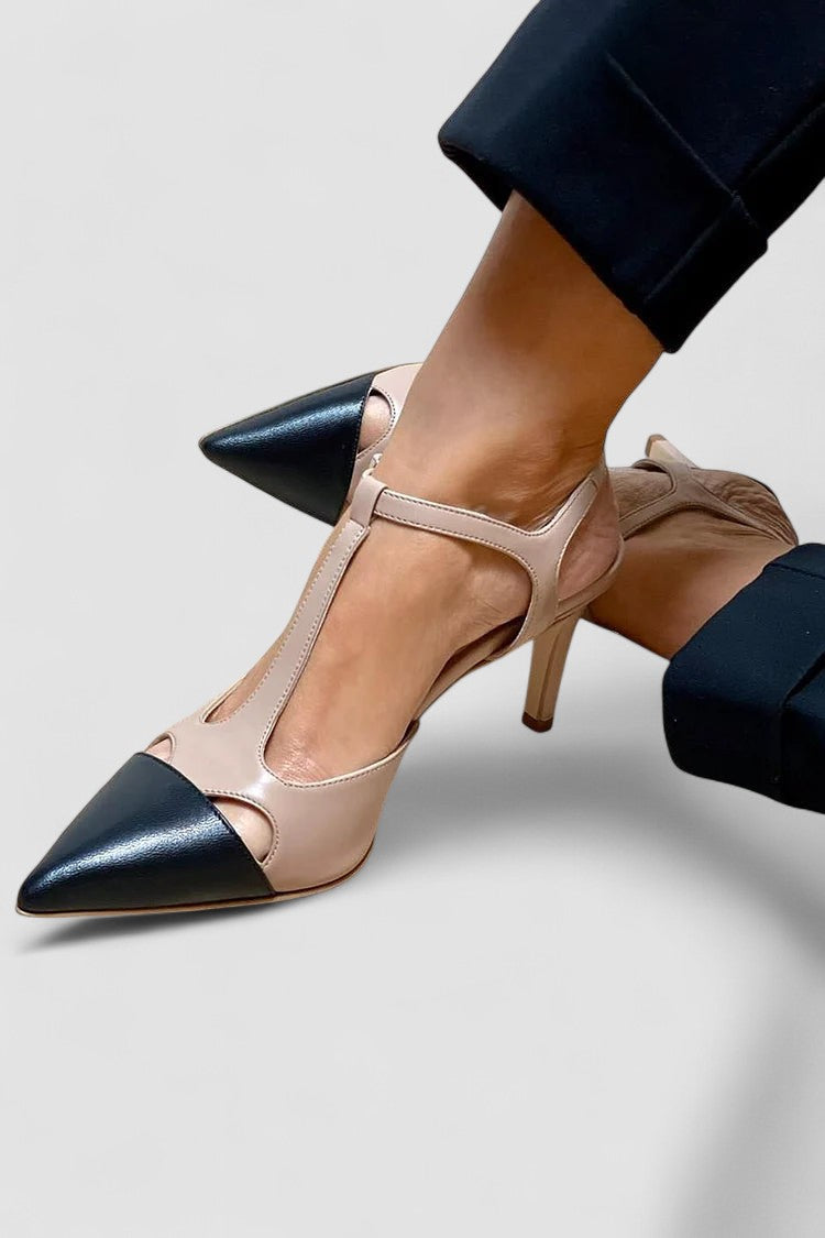 Blanca™ - Zapatos bicolor elegantes con diseño sofisticado