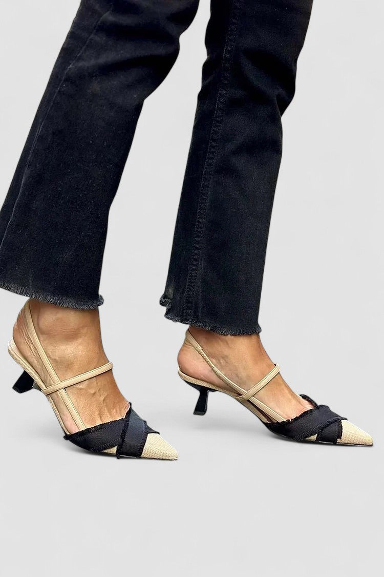 Blanca™ - Elegantes zapatos slingback con diseño sofisticado