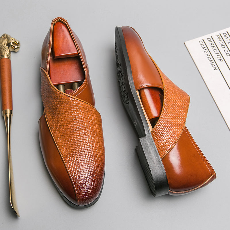 Jacobo™ - Mocasines de cuero vintage con presencia refinada