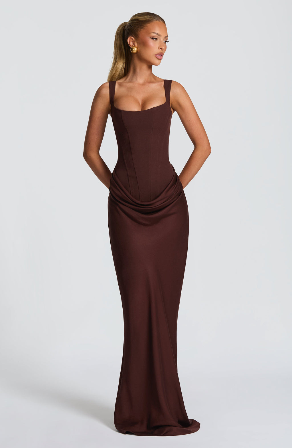 Vestido Aria™ | Hourglass Maxi Corsé Ajustado - Best Seller