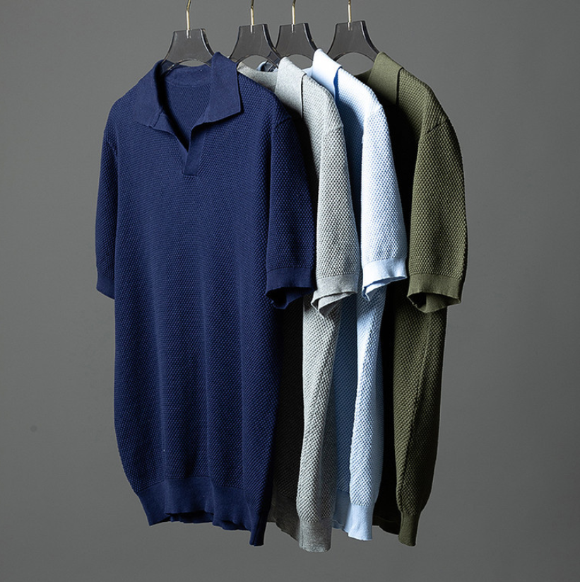 Alejandro™ - Elegante Polo de Punto de Algodón
