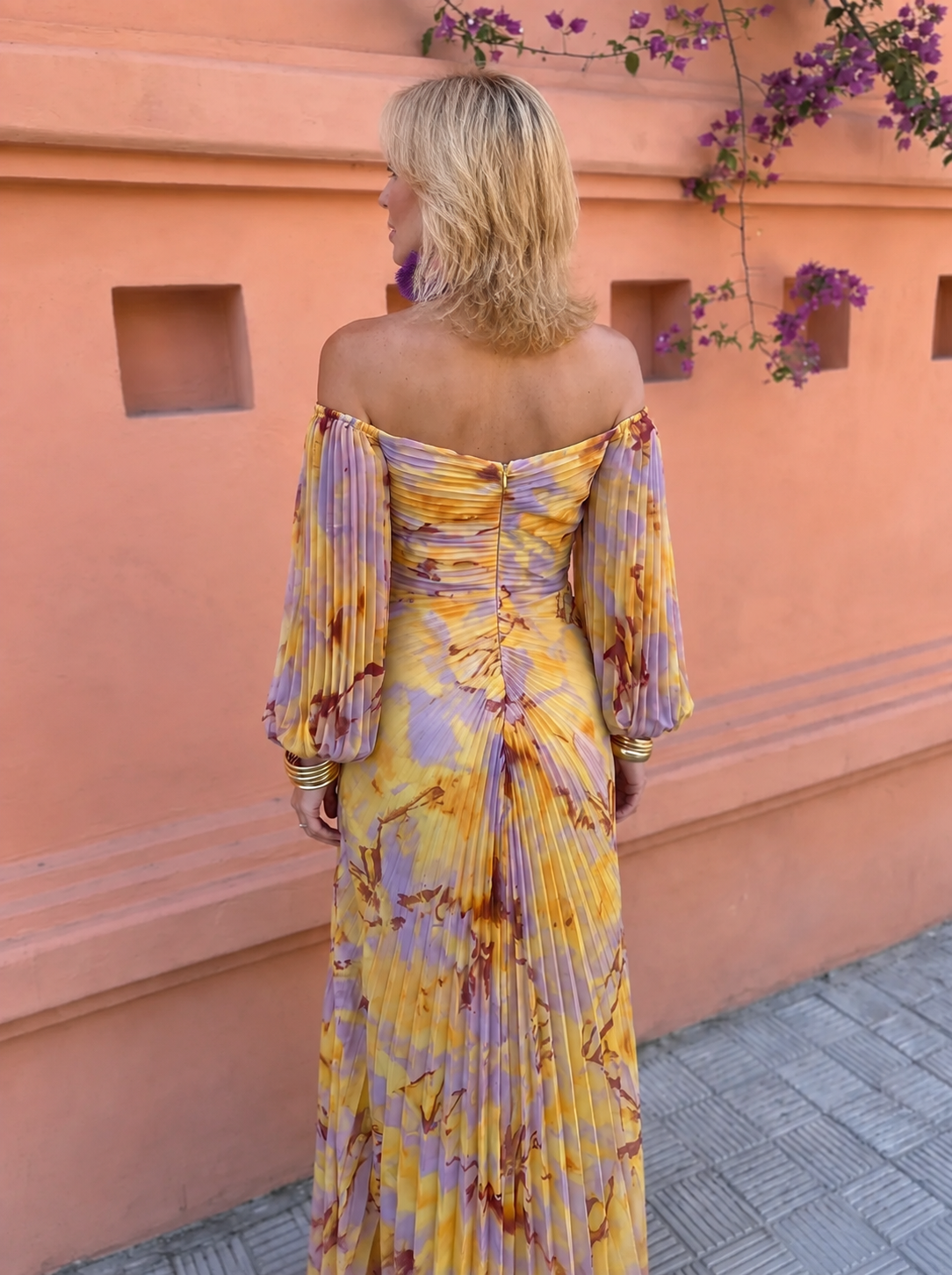 Greta | Vestido Largo Floral con Escote en V