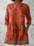 Marion | Blusa Larga con Escote en V