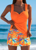 Abigail™ | Tankini elegante con falda tropical