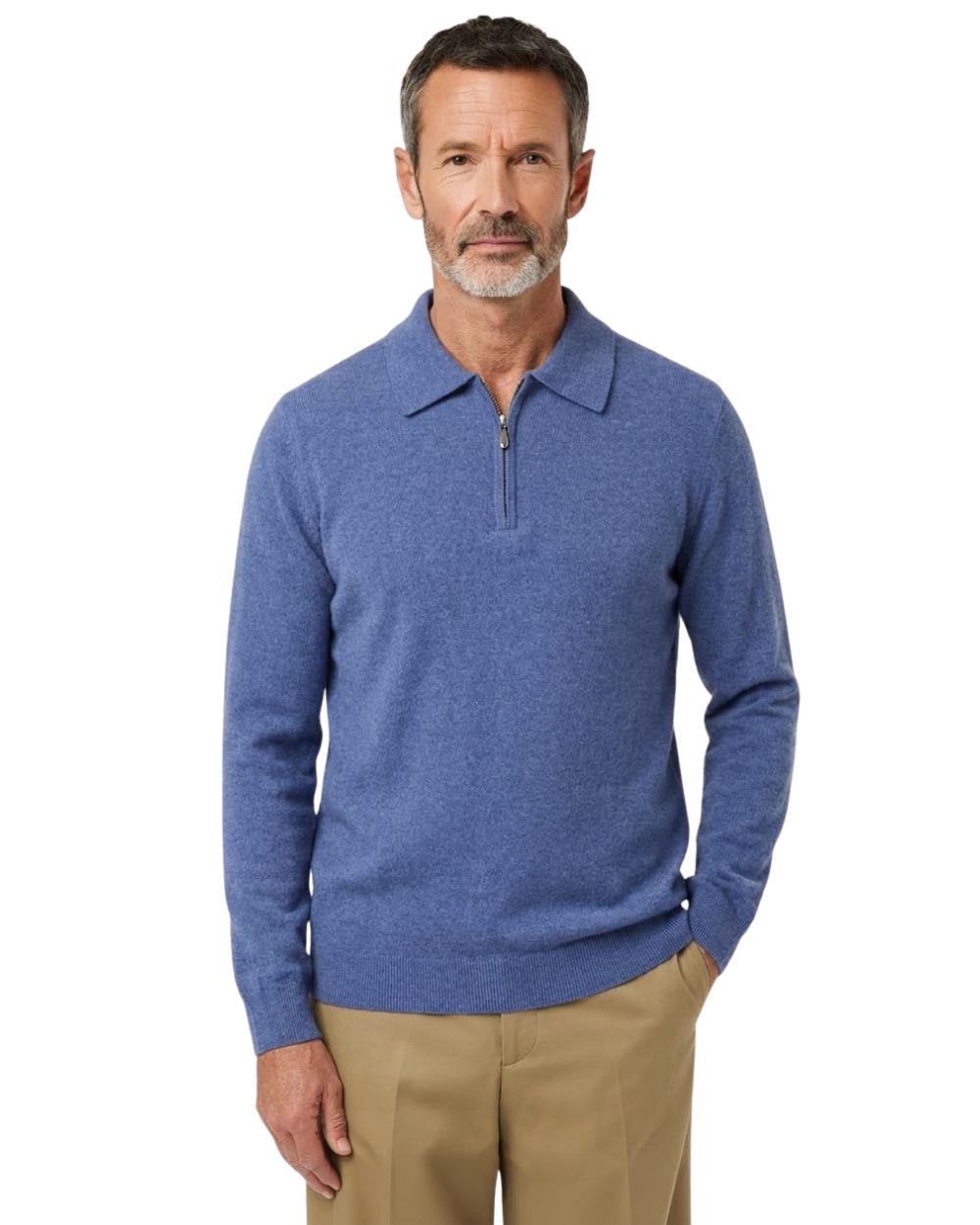 Enzo™ - Elegante Jersey Polo de Cachemira
