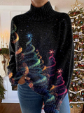 Olivia | Suéter navideño con árbol brillante