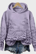 Tatiana - Sudadera con capucha de encaje