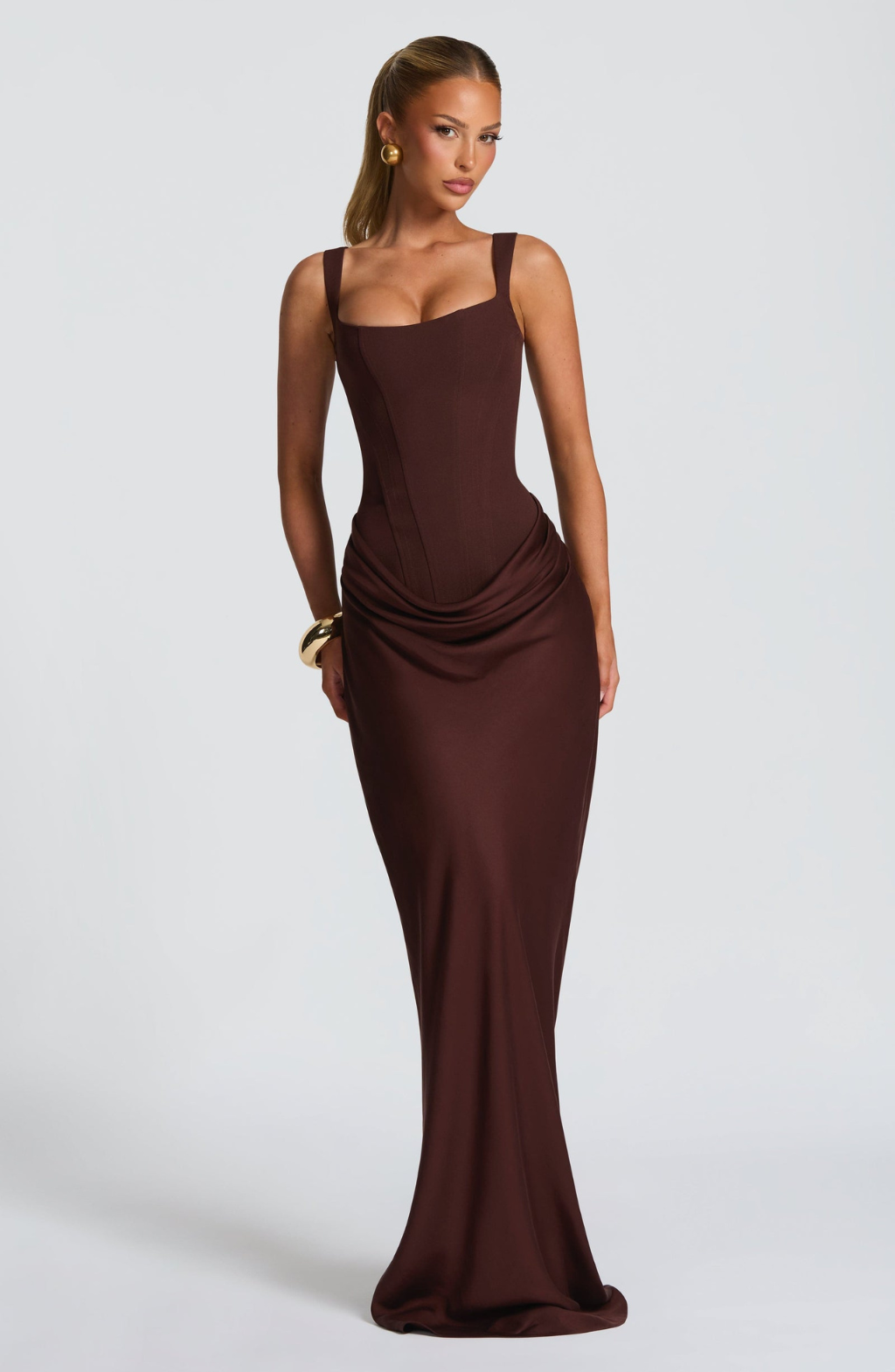 Vestido Aria™ | Hourglass Maxi Corsé Ajustado - Best Seller