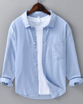 Elián™ - Camisa beige de lujo con diseño distinguido
