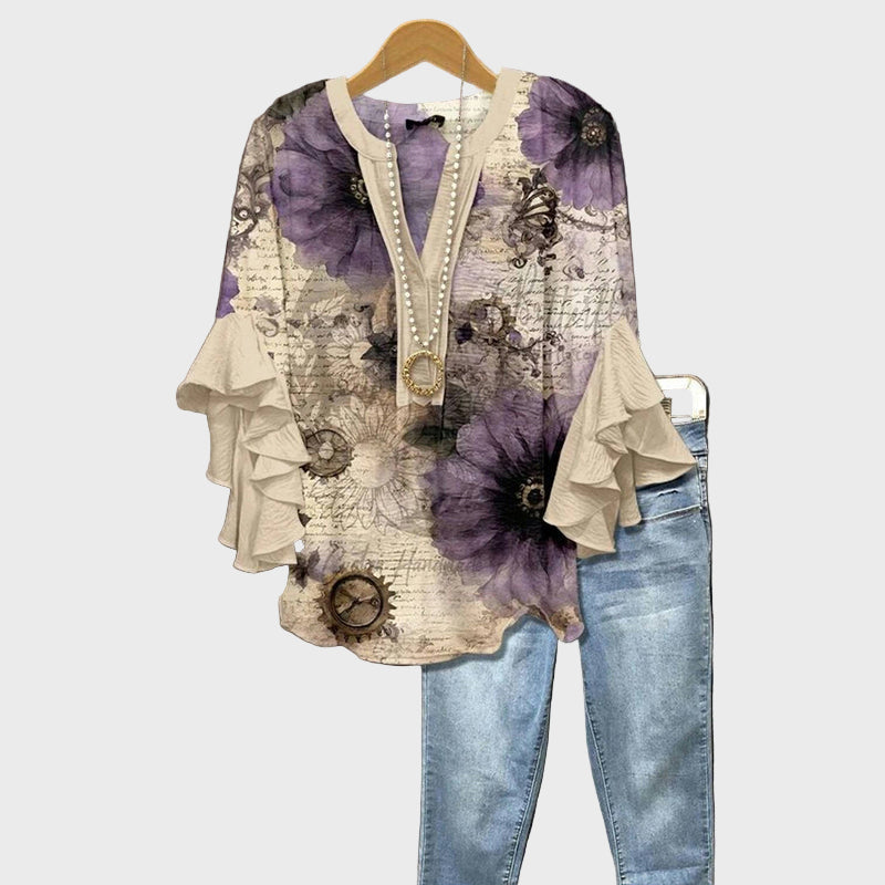 Gloria - Blusa clásica suave