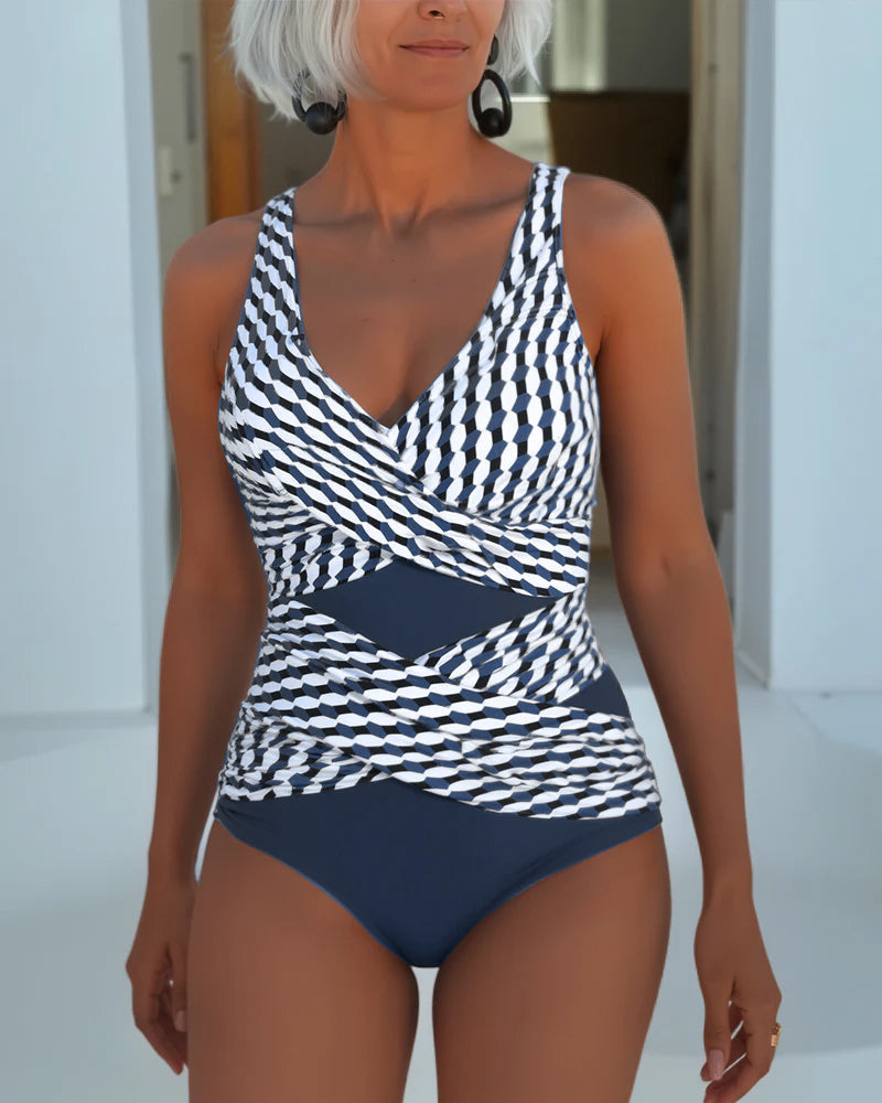 Ashley™ | Traje de baño con diseño cruzado para estilo casual de resort