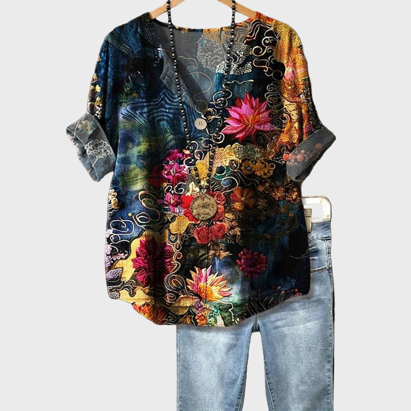 Lucia - Blusa multicolores