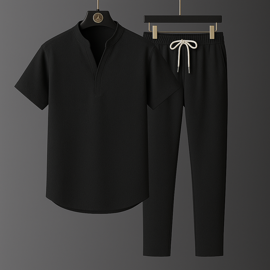 Thiago™ - Set masculino elegante de dos piezas cómodo y moderno