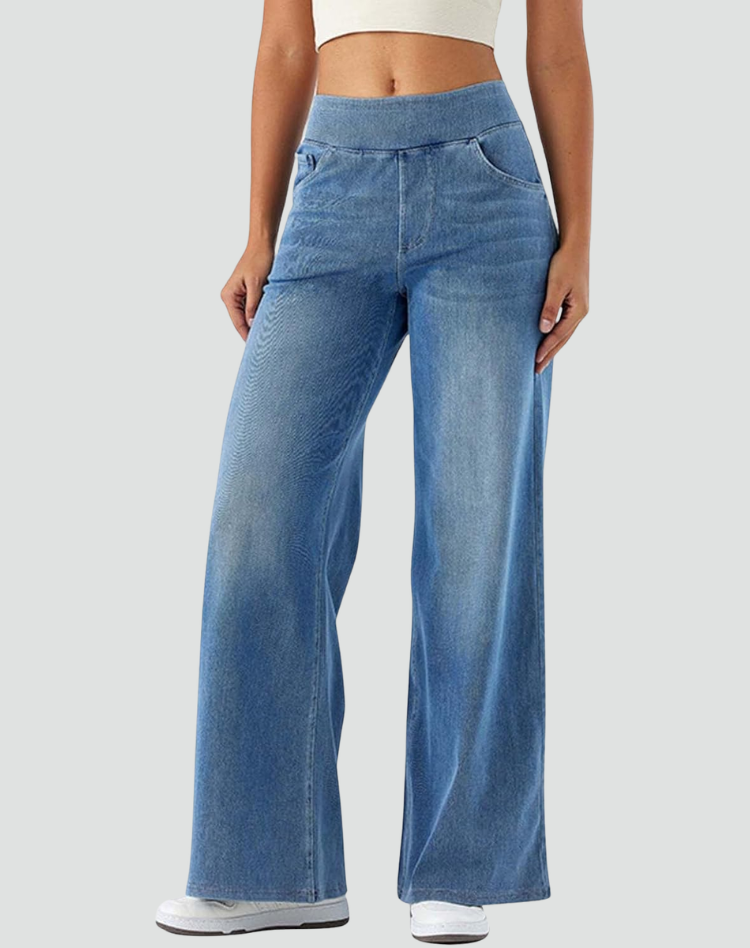 Giovanna | Pantalones Elásticos Cómodos de Tiro Alto