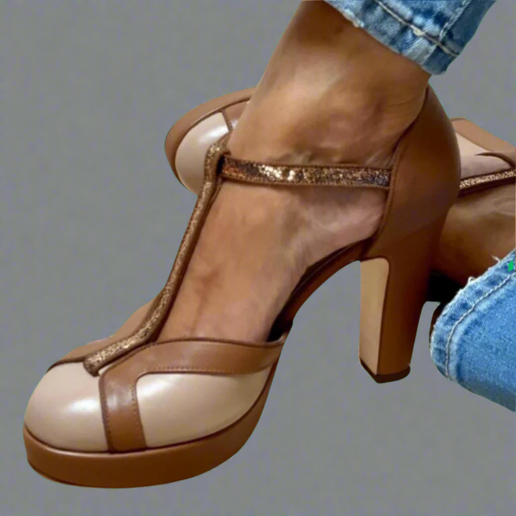 Blanca™ - Sandalias de tacón alto elegantes y cómodas