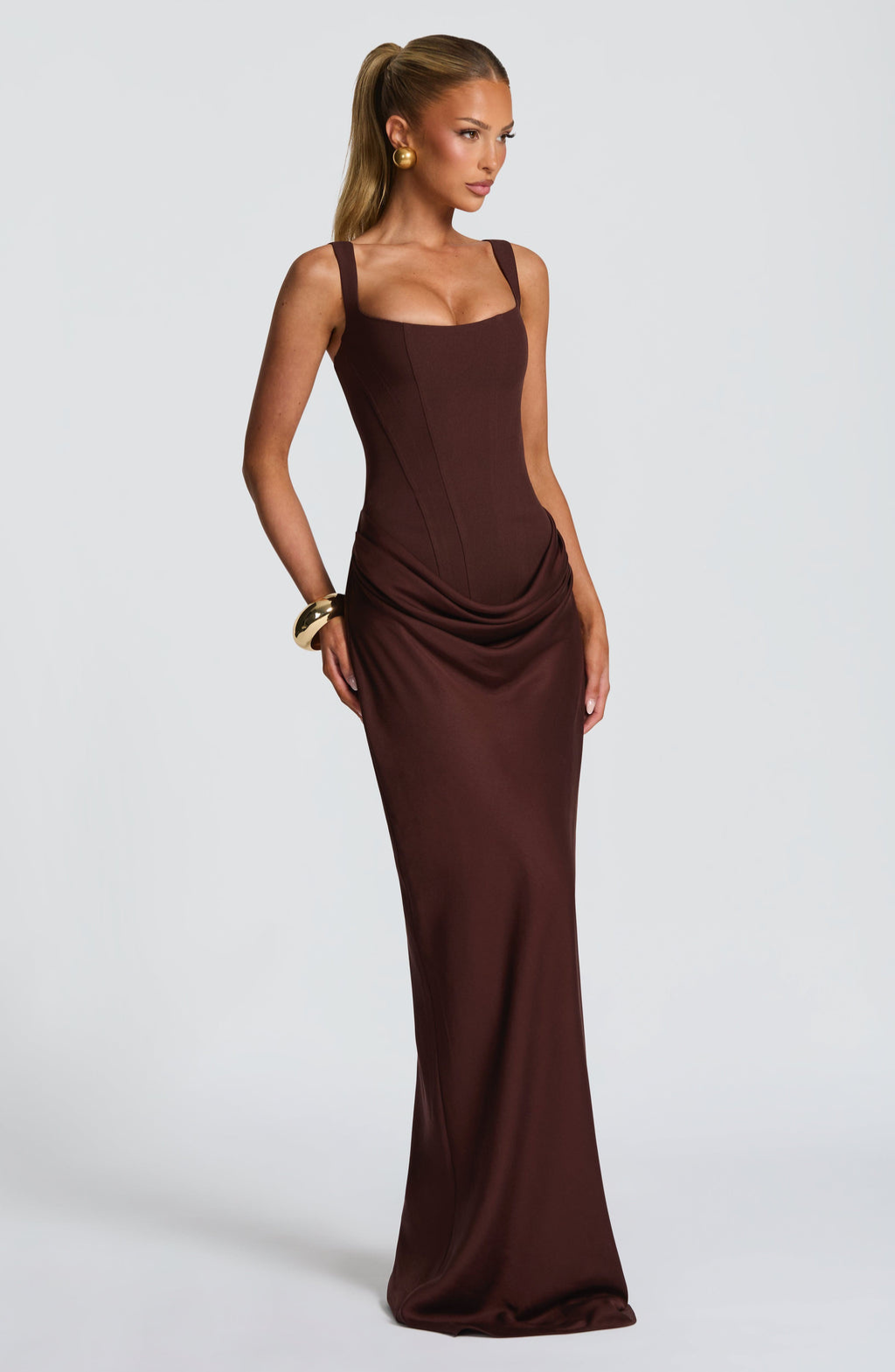 Vestido Aria™ | Hourglass Maxi Corsé Ajustado - Best Seller