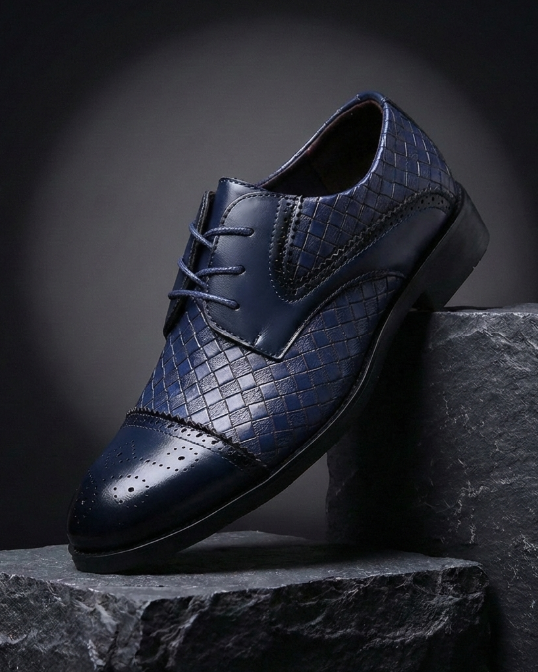 Bruno™ – Zapatos Oxford de Piel Trenzada Premium