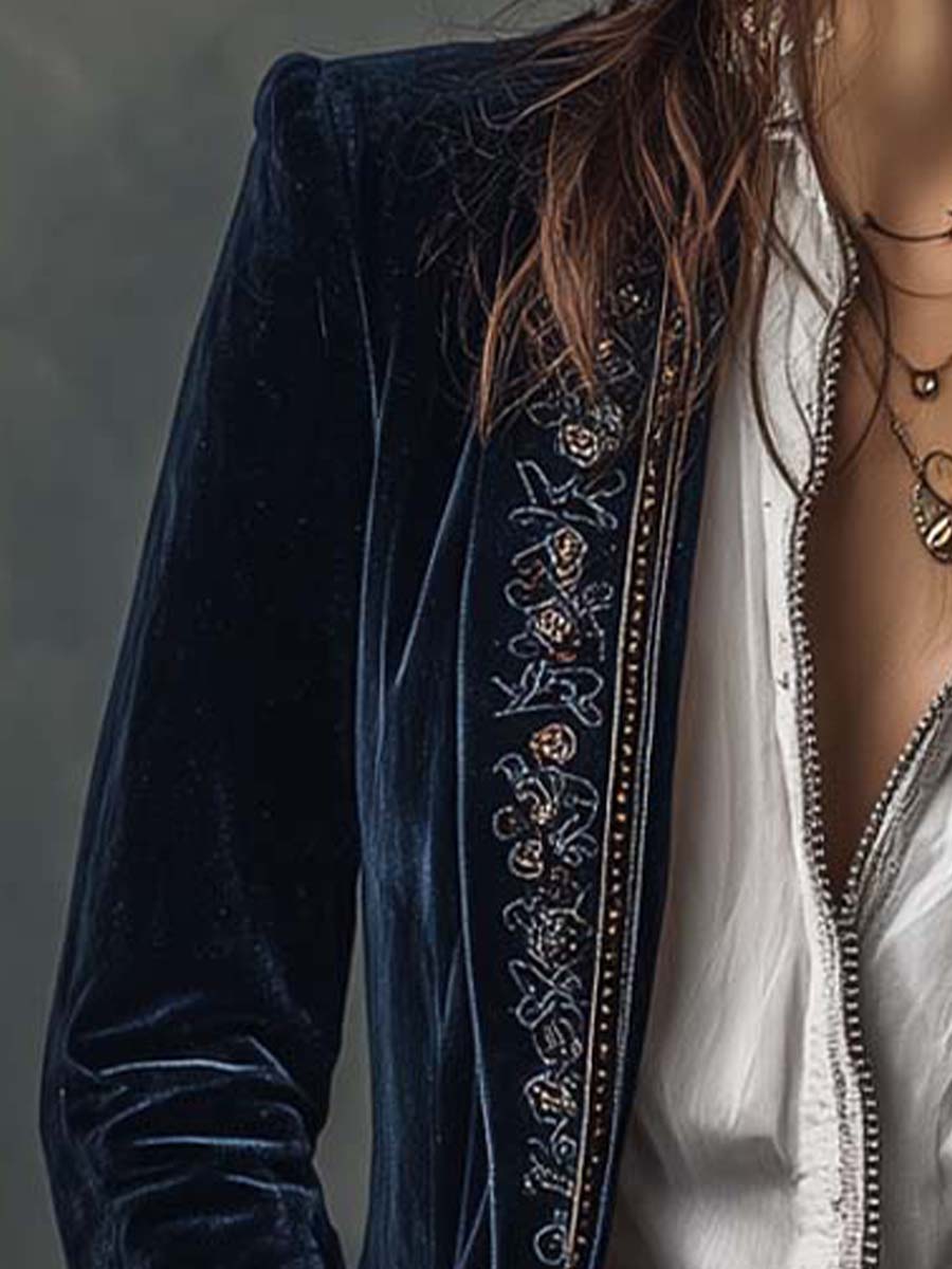 Atena | Saco largo bordado vintage