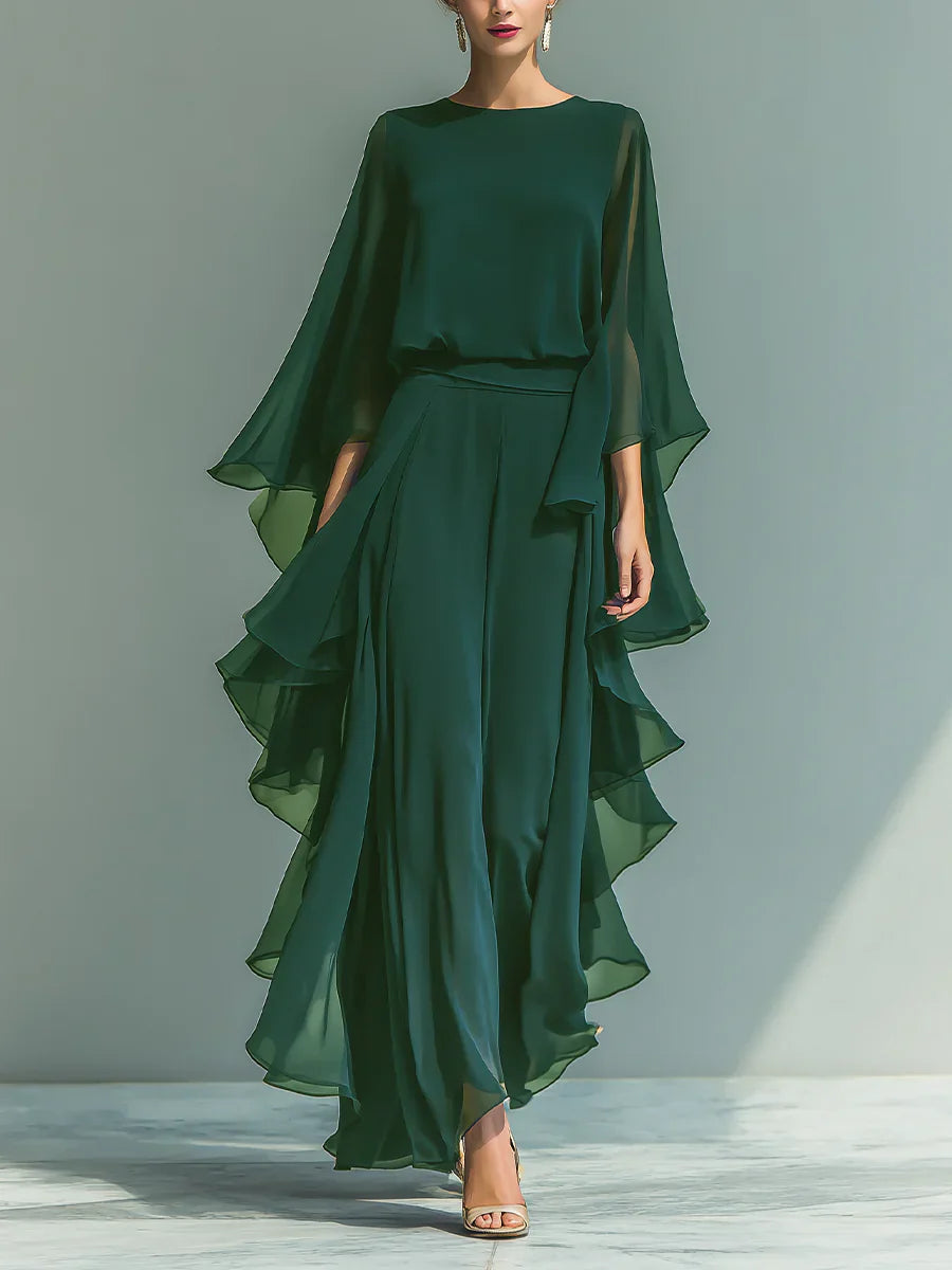 Conjunto Aurora™ | Elegante con volantes fluidos
