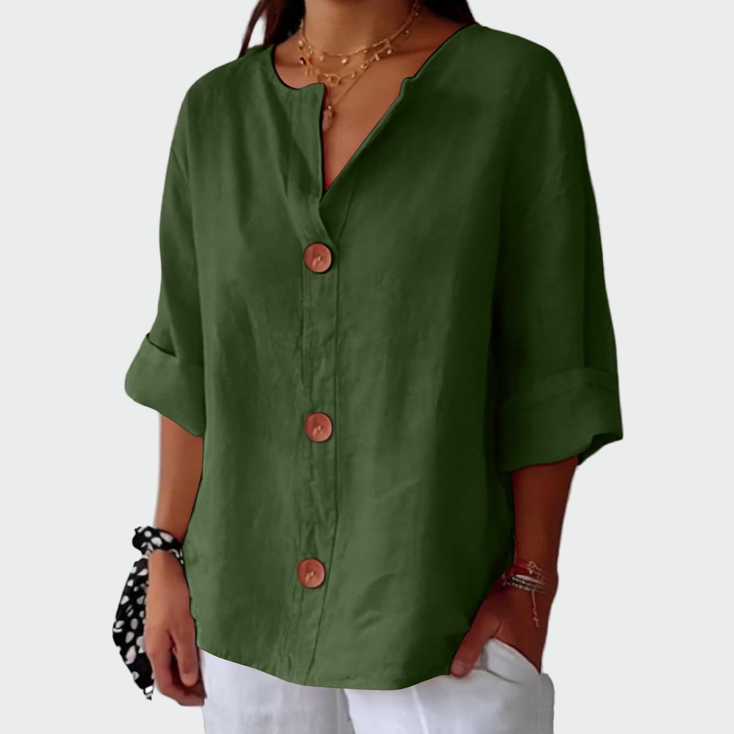 Sofia - Blusa casual con textura
