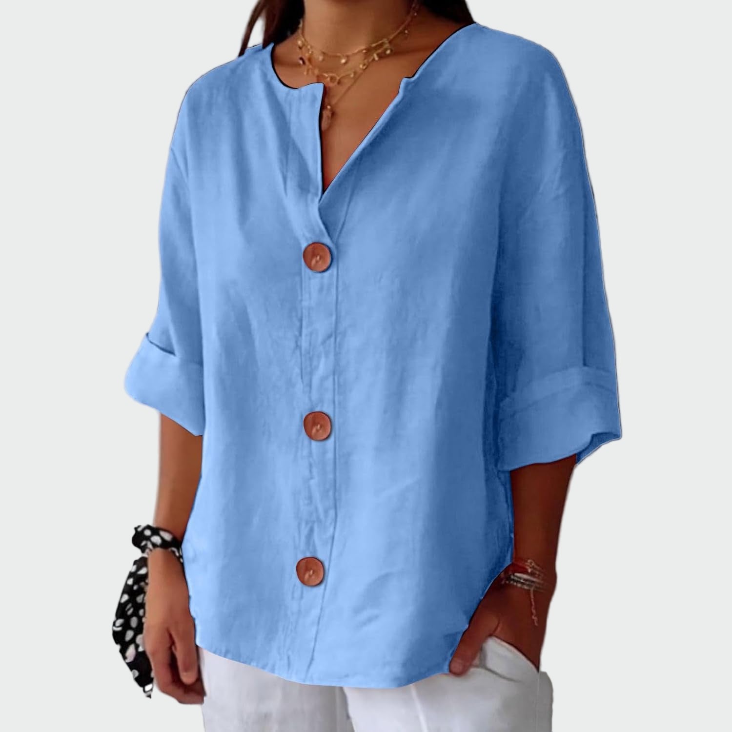 Sofia - Blusa casual con textura
