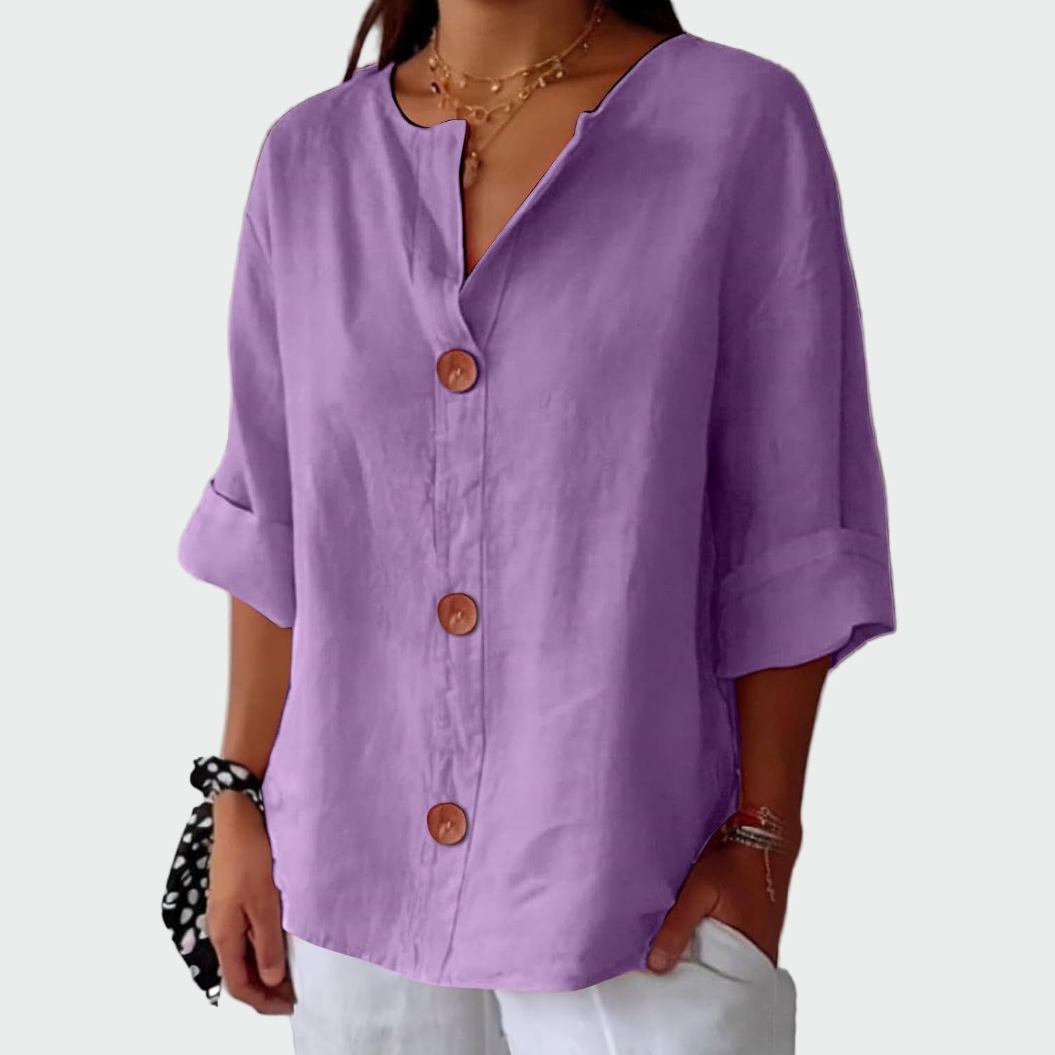 Sofia - Blusa casual con textura