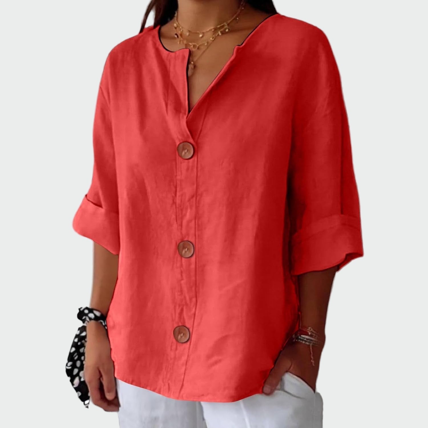 Sofia - Blusa casual con textura