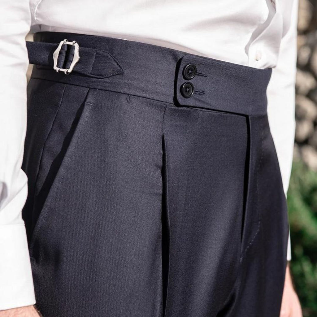 Alessandro™ - Pantalón beige de lujo con diseño distinguido