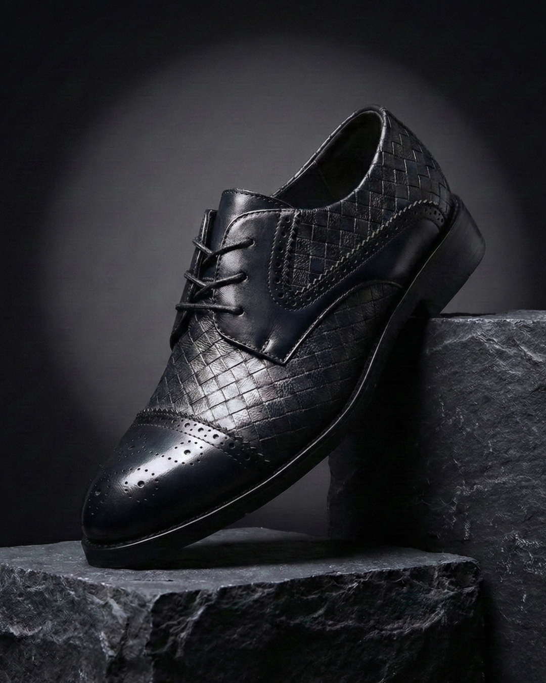 Bruno™ – Zapatos Oxford de Piel Trenzada Premium
