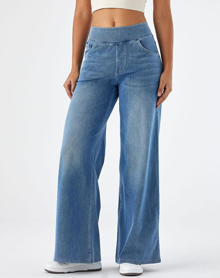 Giovanna | Pantalones Elásticos Cómodos de Tiro Alto