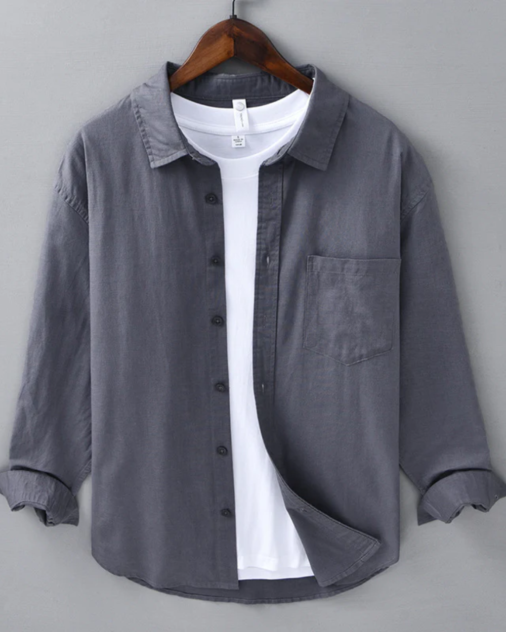 Elián™ - Camisa beige de lujo con diseño distinguido