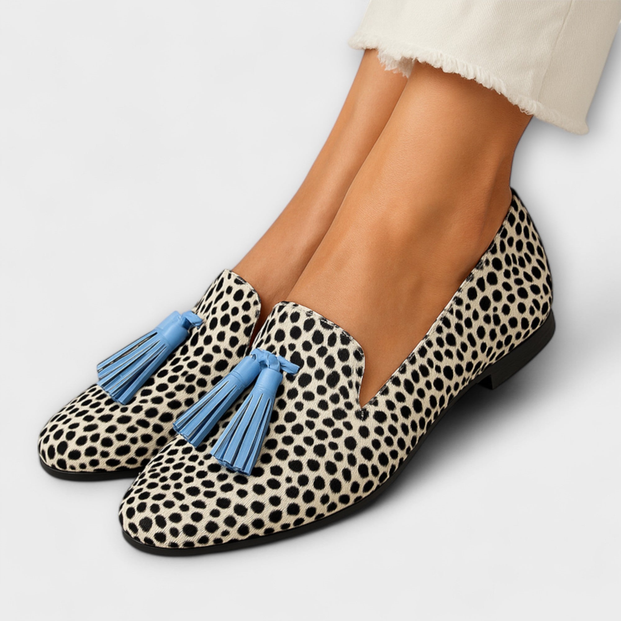 Blanca™ - Mocasines decorados con cuentas