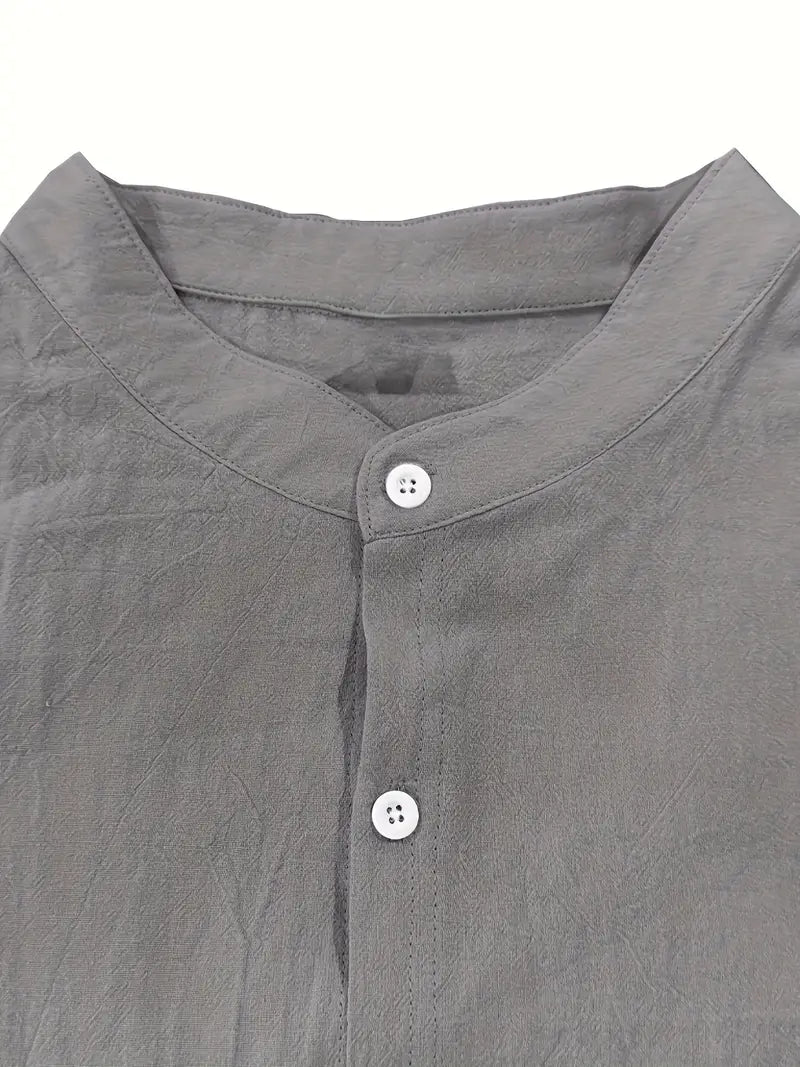 Damiano™ - Camisa masculina elegante de manga larga y diseño moderno