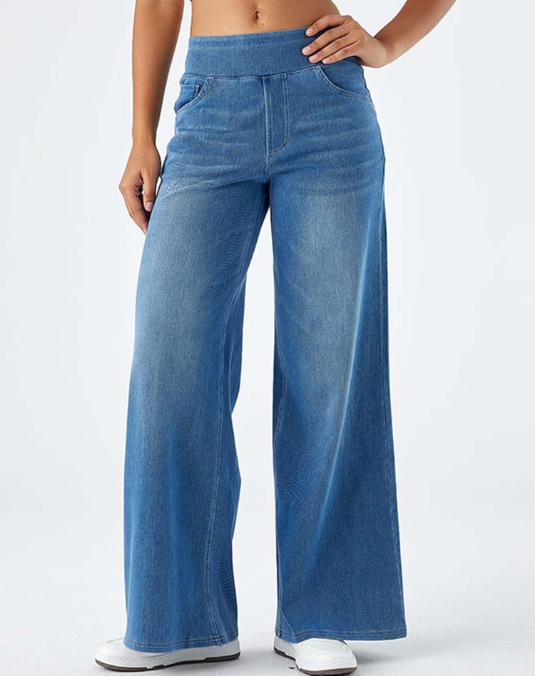 Giovanna | Pantalones Elásticos Cómodos de Tiro Alto
