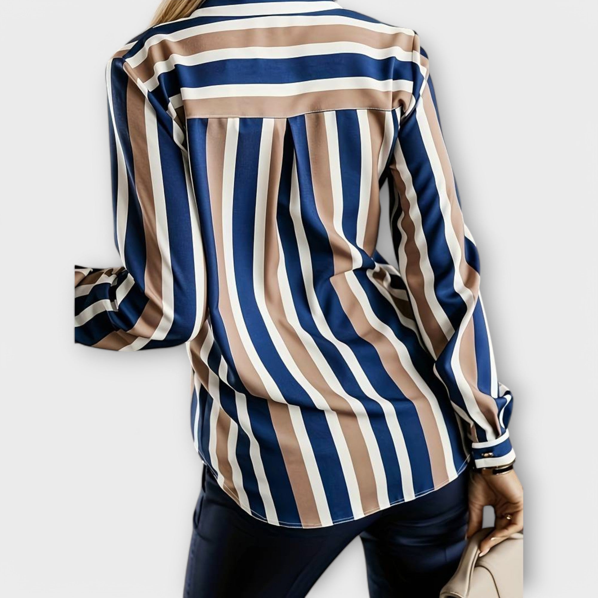 Emma - Blusa informal de rayas