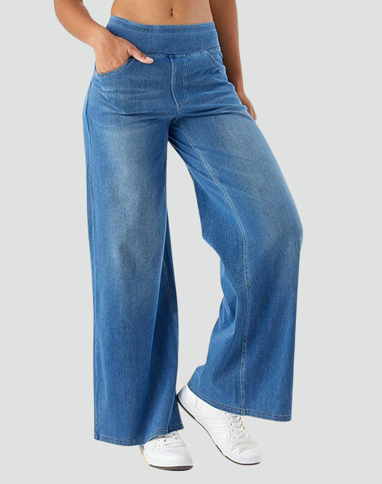 Giovanna | Pantalones Elásticos Cómodos de Tiro Alto