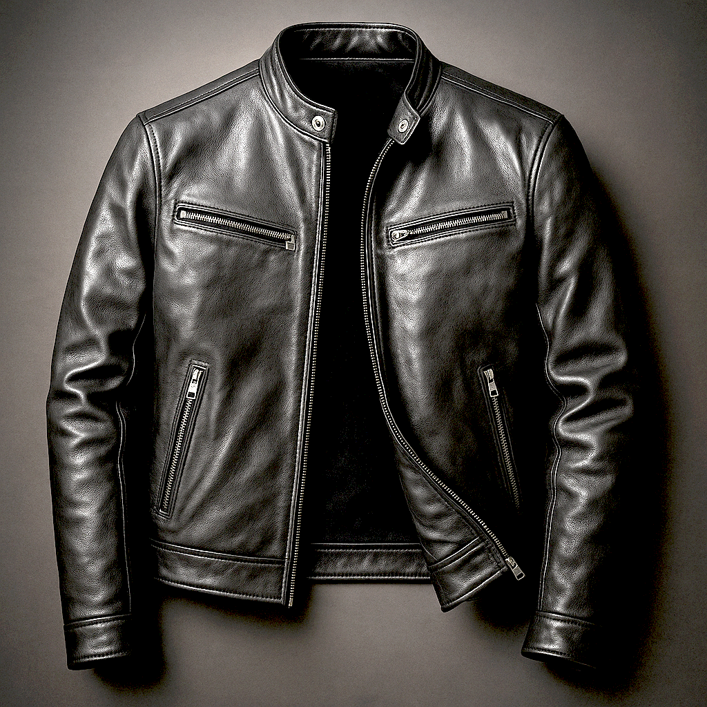 Íker | Chaqueta de cuero vintage Premium