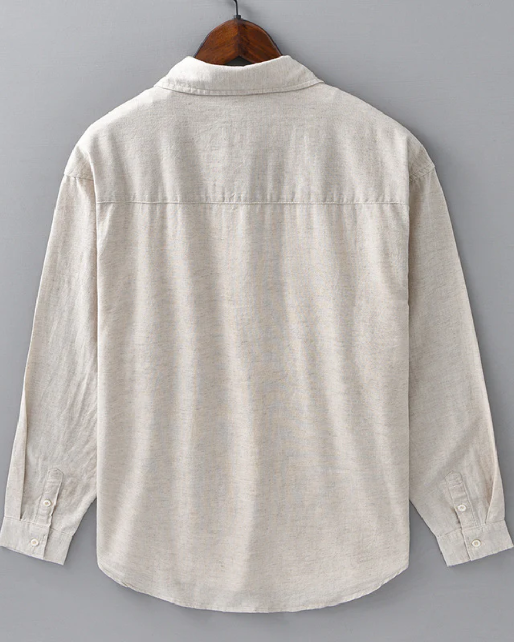 Elián™ - Camisa beige de lujo con diseño distinguido