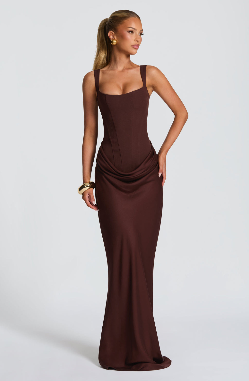 Vestido Aria™ | Hourglass Maxi Corsé Ajustado - Best Seller