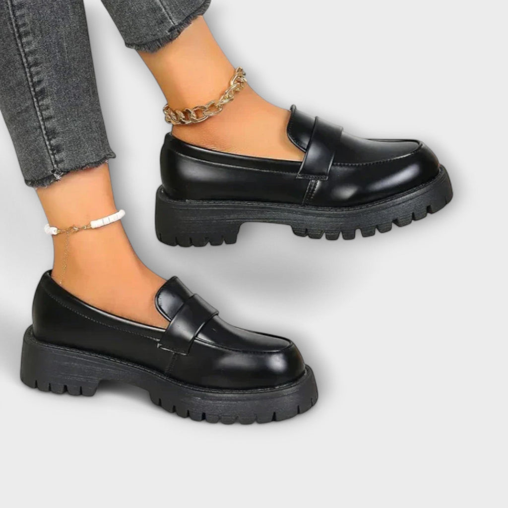 Blanca™ - Mocasines femeninos confort premium con tacón satén