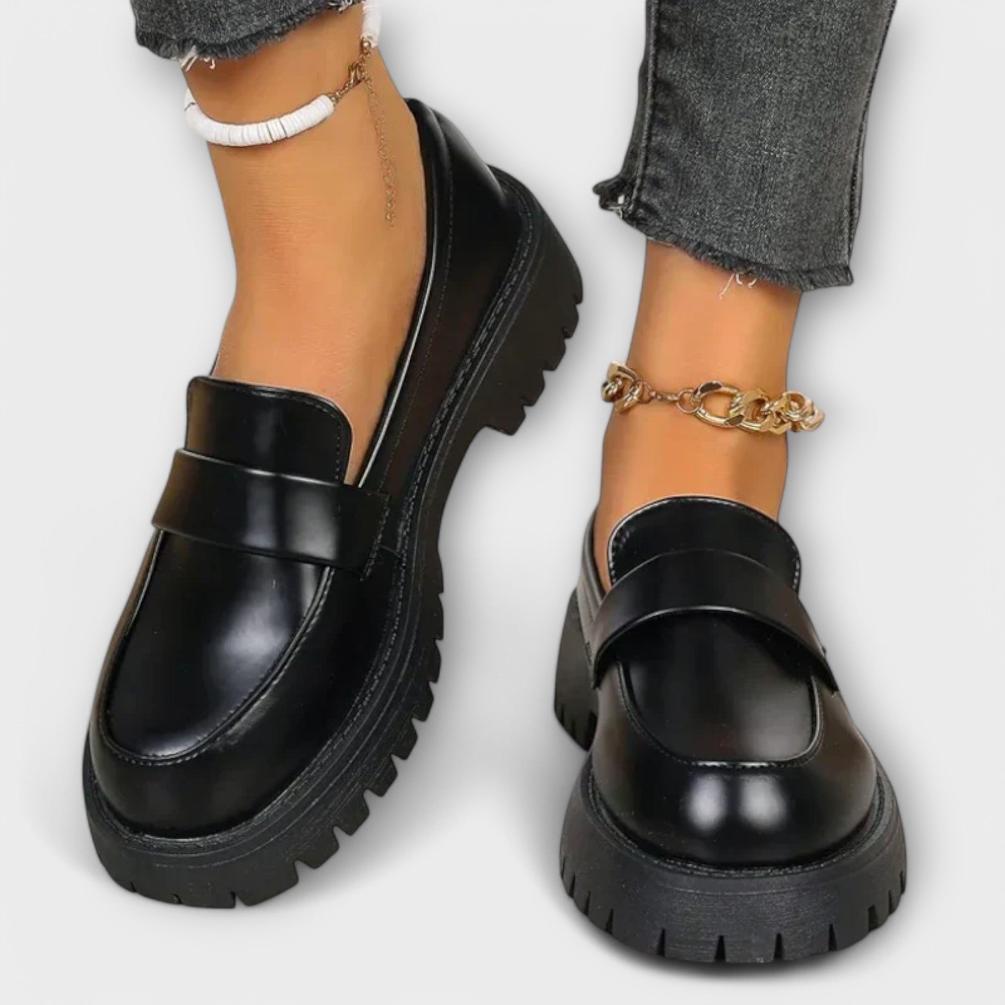 Blanca™ - Mocasines femeninos confort premium con tacón satén