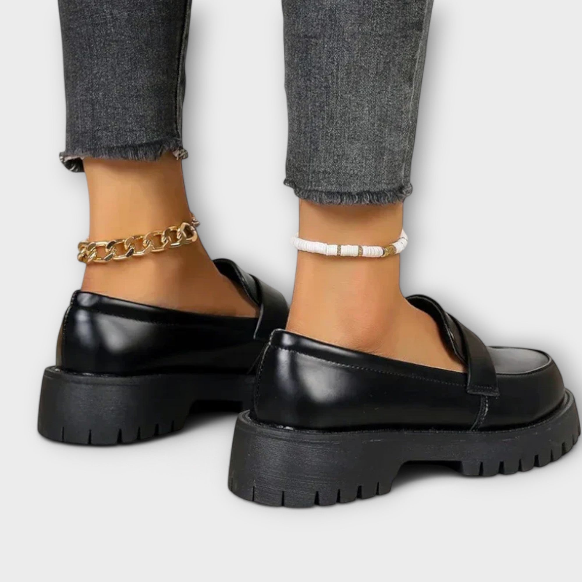 Blanca™ - Mocasines femeninos confort premium con tacón satén