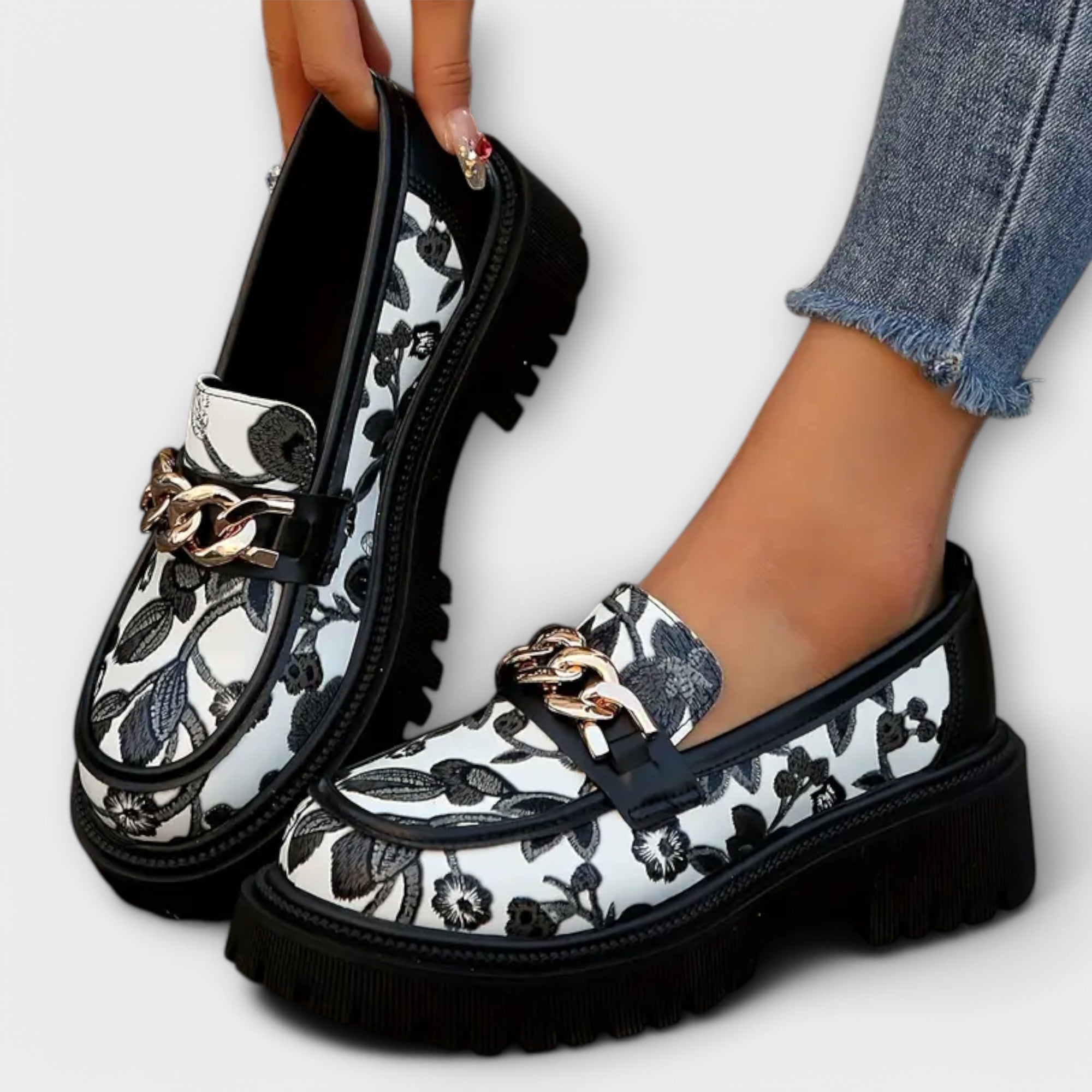 Blanca™ - Mocasines clásicos retro con estilo