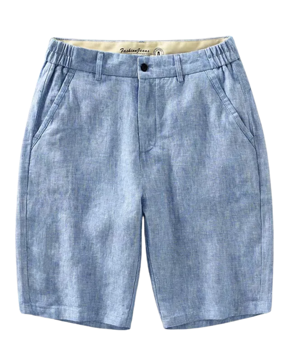 Ricardo™ - Shorts masculinos celestes con ajuste cómodo