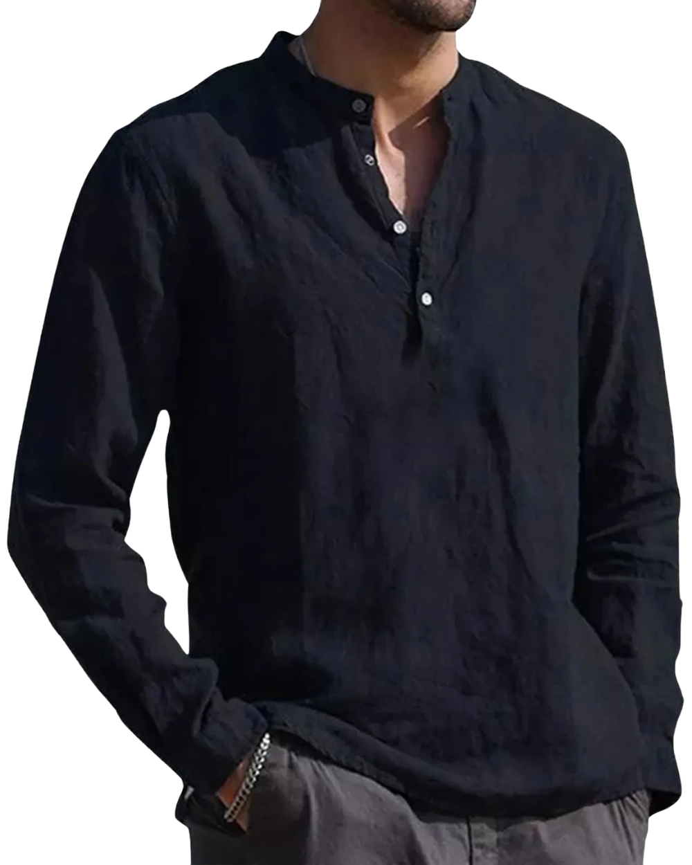 Hugo™ - Camisa casual elegante con cuello en V moderno