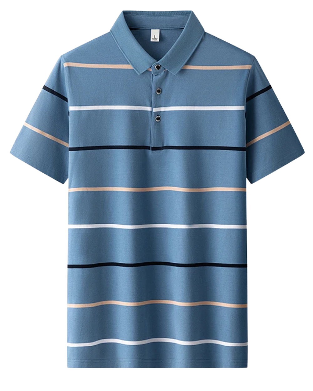 Emilio™ - Elegante Polo de Rayas