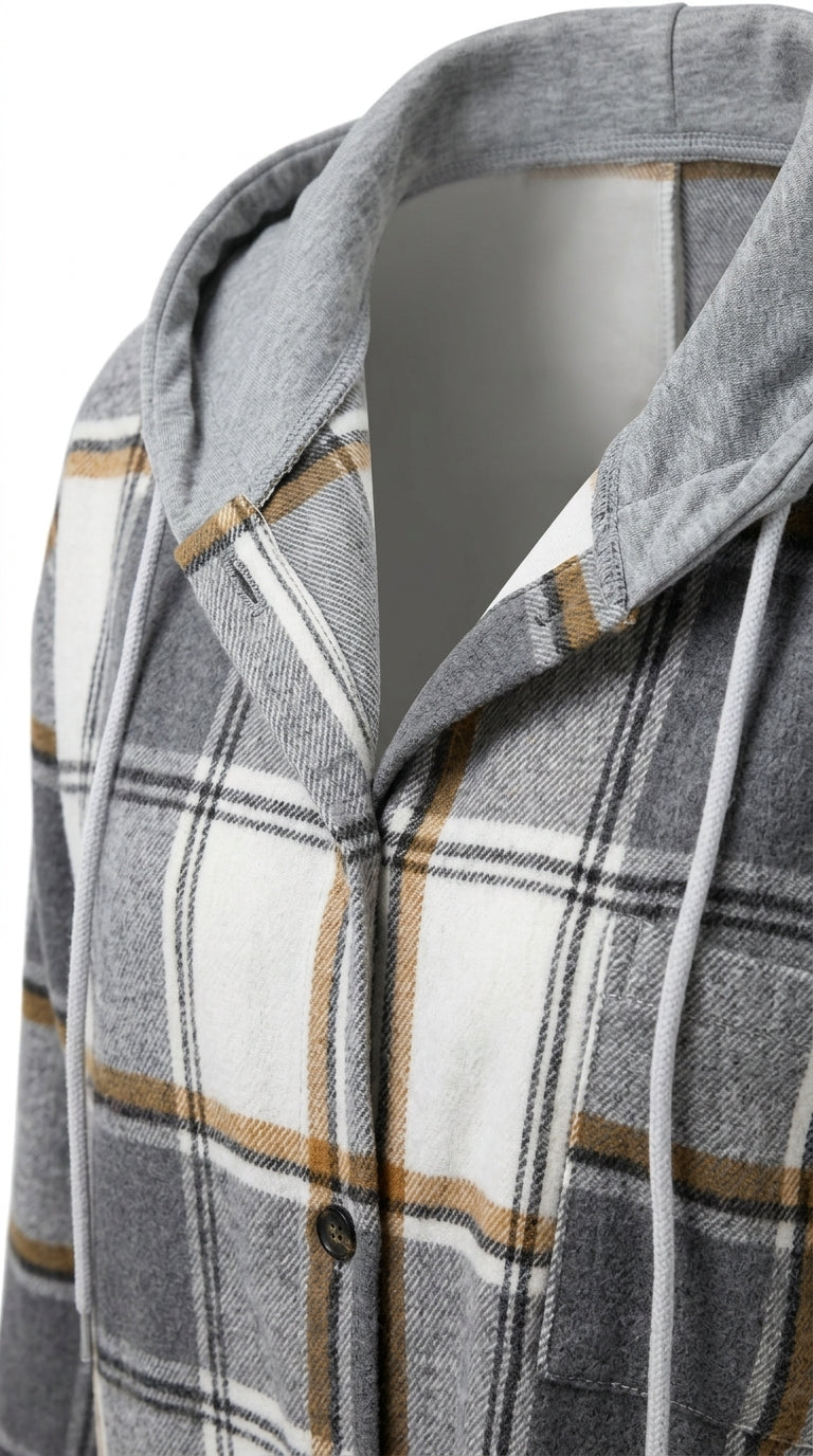 Elisa | Sobrecamisa Forrada con Capucha